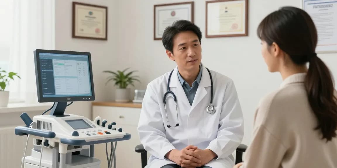 Hair transplant Turkey consultation in a modern healthcare environment, emphasizing expert patient care at a trusted clinic.