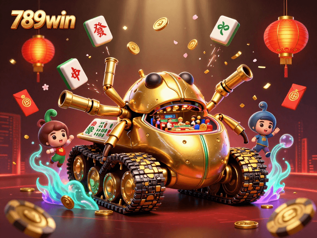 Experience thrilling moments at 789win with an engaging digital casino scene featuring a colorful beetle tank