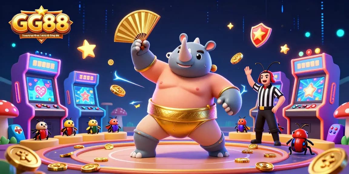 Celebrate wins at GG88 ⭐️ Trang Chủ GG88.COM Chính Thức | Đăng Ký GG 88 Tặng 88k featuring an exciting beetle sumo match.