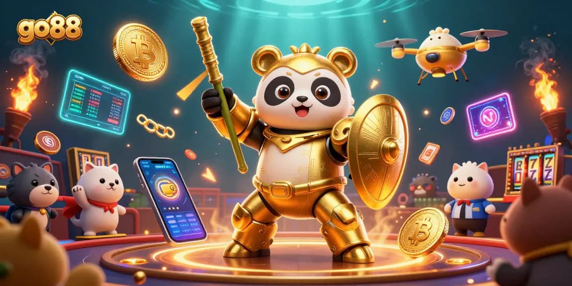 Experience thrilling action with go88 in an ultra-detailed casino arena packed with vibrant characters.