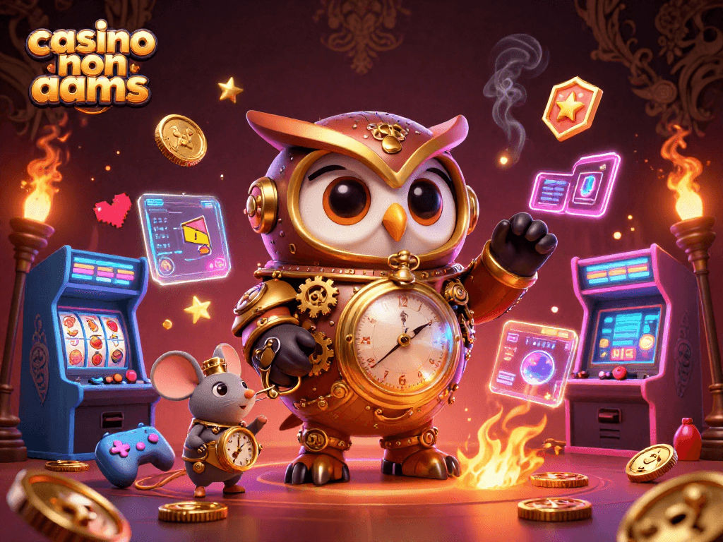 Vivi l'emozione del casino non AAMS con volatili steampunk e temi futuristici.