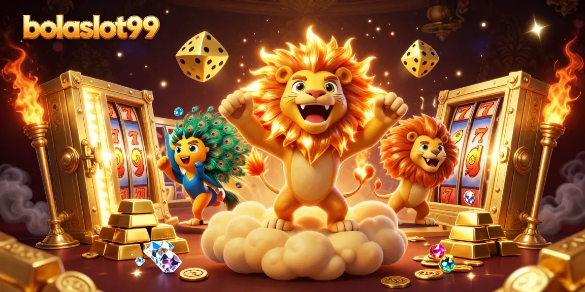 Play at bolaslot99 for an immersive slots experience featuring iconic gaming elements.
