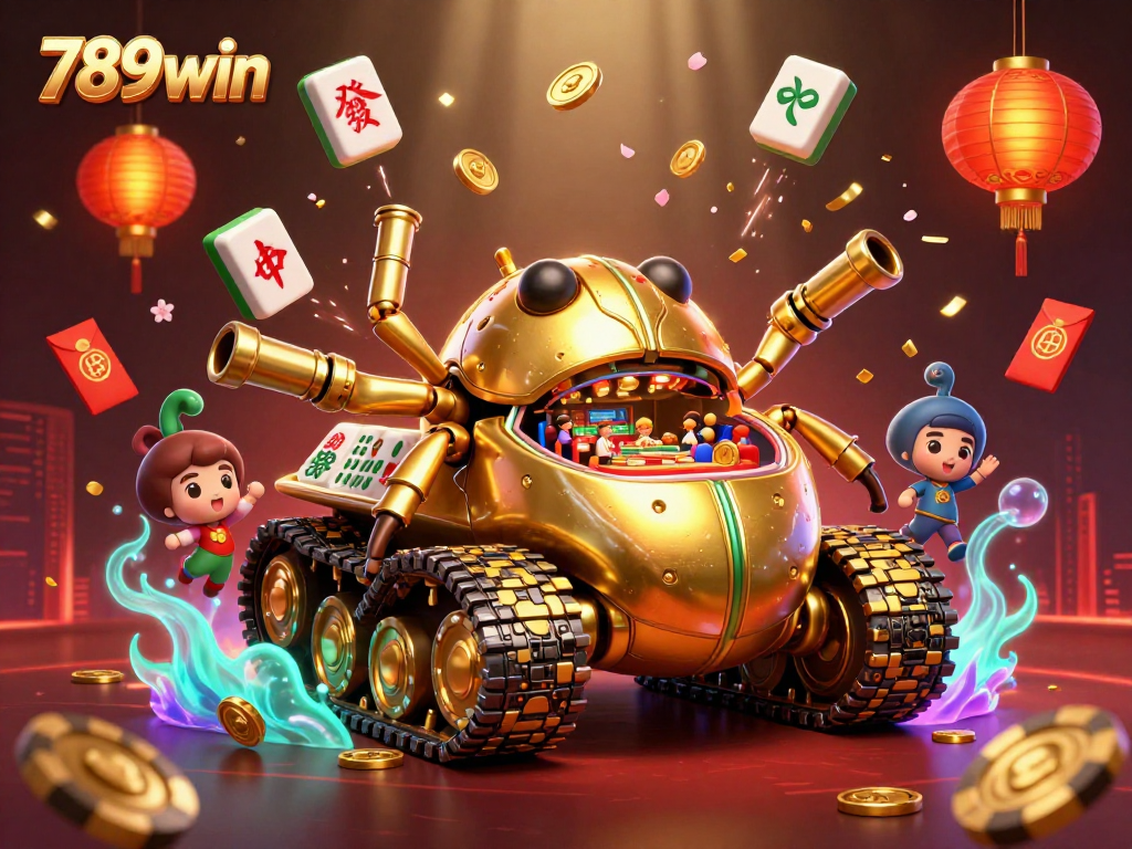 Experience thrilling moments at 789win with an engaging digital casino scene featuring a colorful beetle tank