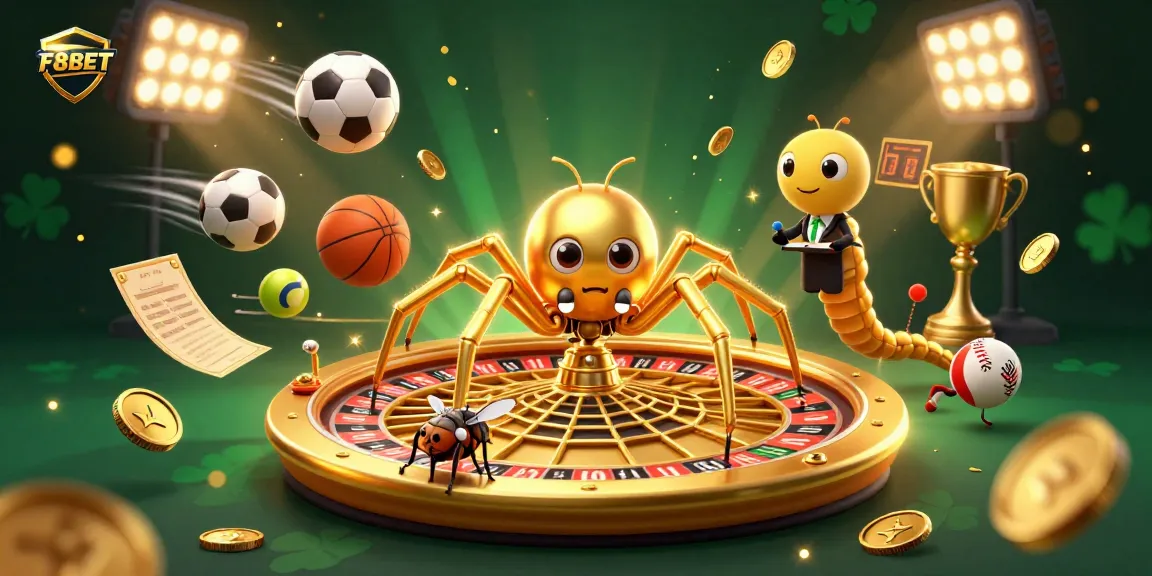 Experience the thrill of F8BET with this vibrant 3D casino illustration showcasing dynamic betting action.