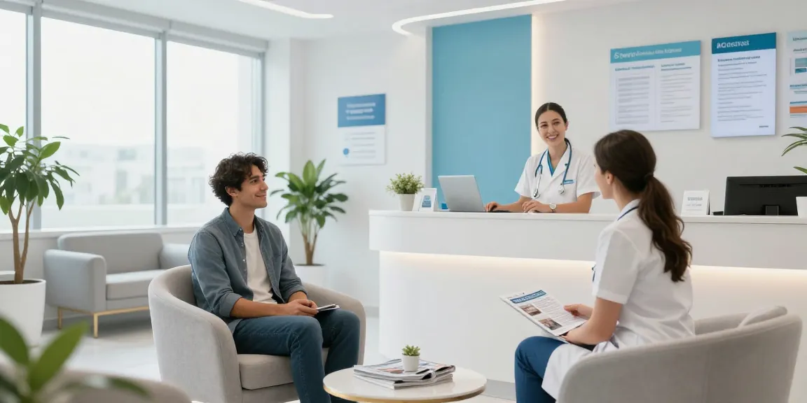 Hair transplant turkey consultation with compassionate provider in a modern health clinic.