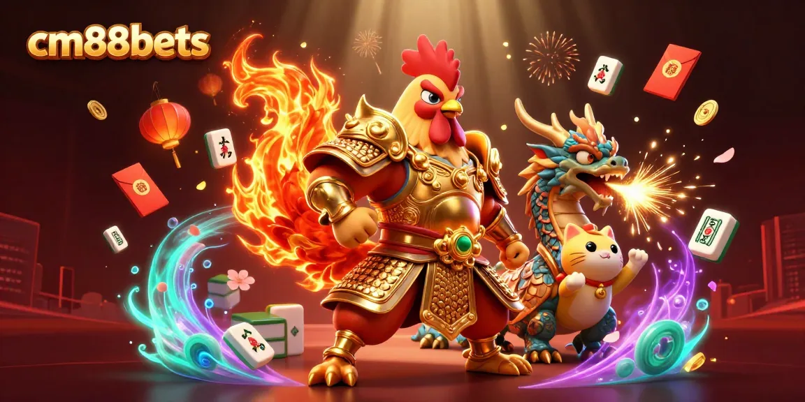 Engage in thrilling gameplay at cm88bets with lively characters and dynamic casino elements in a vibrant scene.