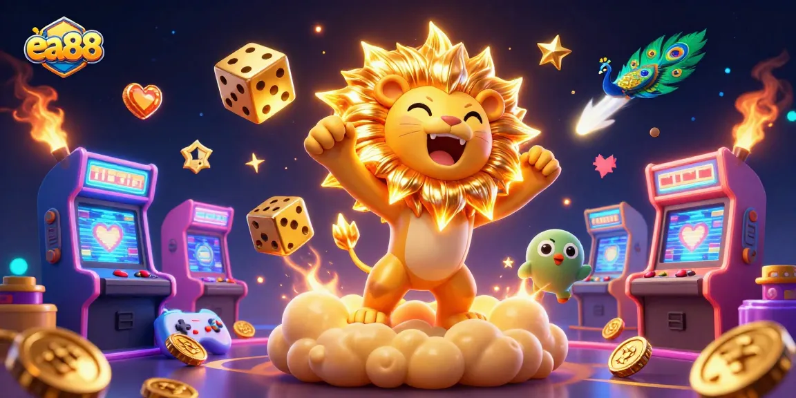 ea88 invites players to enjoy a thrilling gaming adventure with vibrant characters and dazzling casino elements.