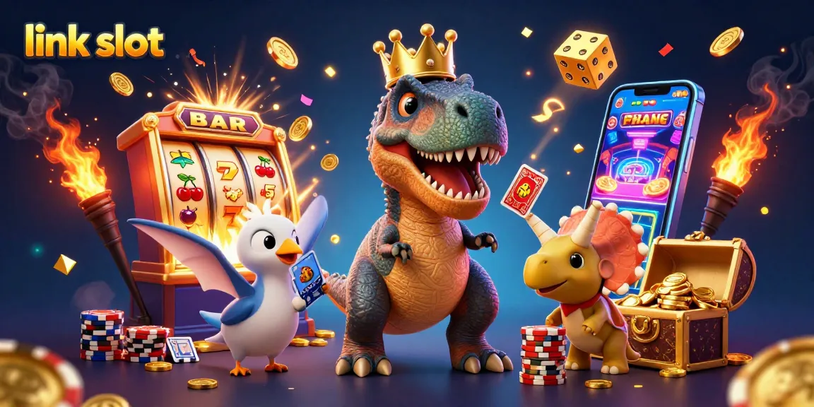 Menangkan jackpot dengan link slot mesin dan karakter kartun 3D yang imut