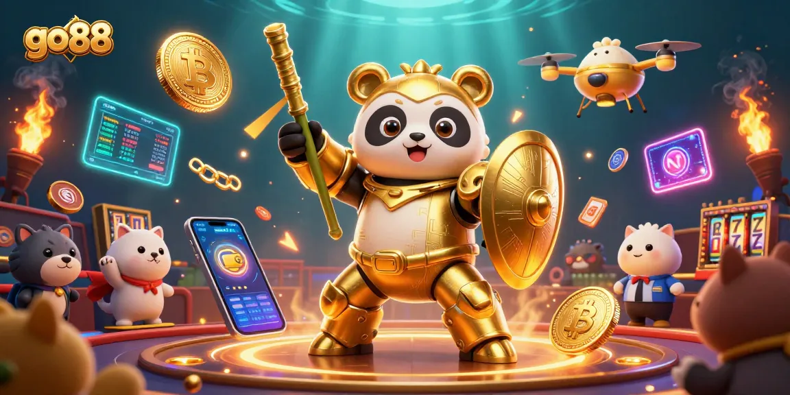 Experience thrilling action with go88 in an ultra-detailed casino arena packed with vibrant characters.