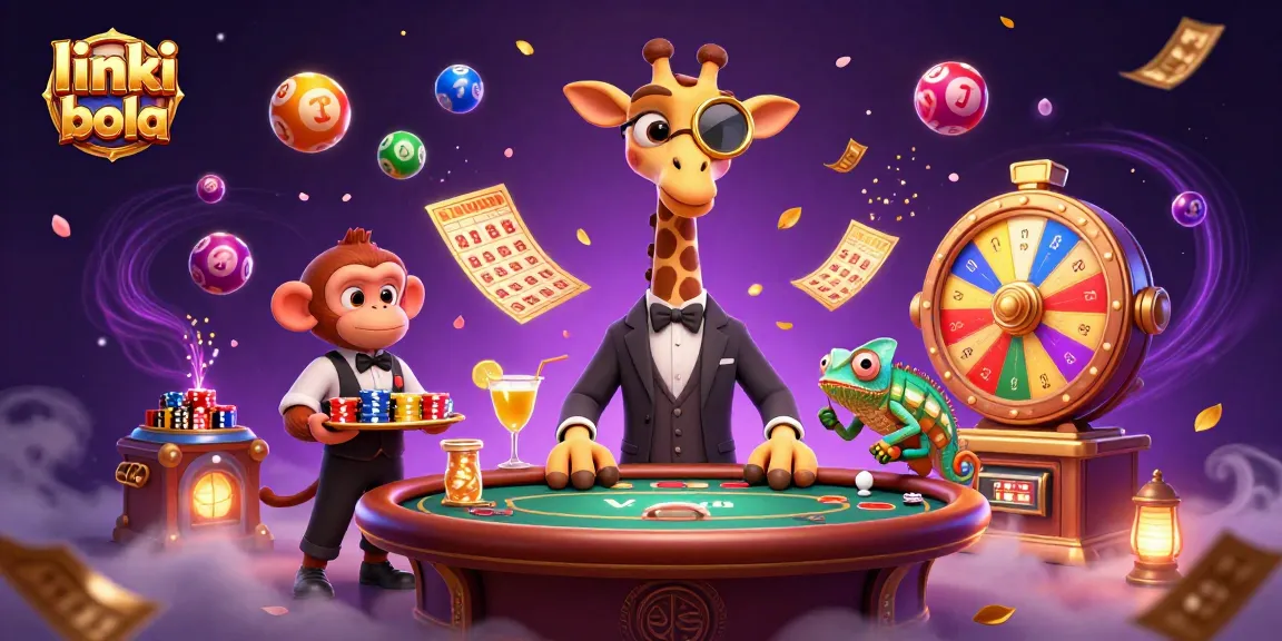 Engage with link judi bola as a charming high-roller giraffe enjoys a thrilling casino scene.
