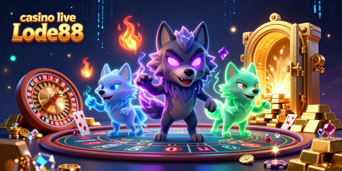 Experience thrilling moments at casino live Lode88 with spectral wolves and dynamic game elements!